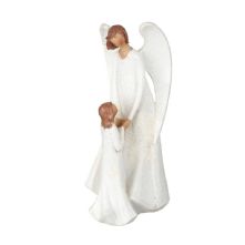 ANGELS HOLDING HANDS CERAMIC STATUE